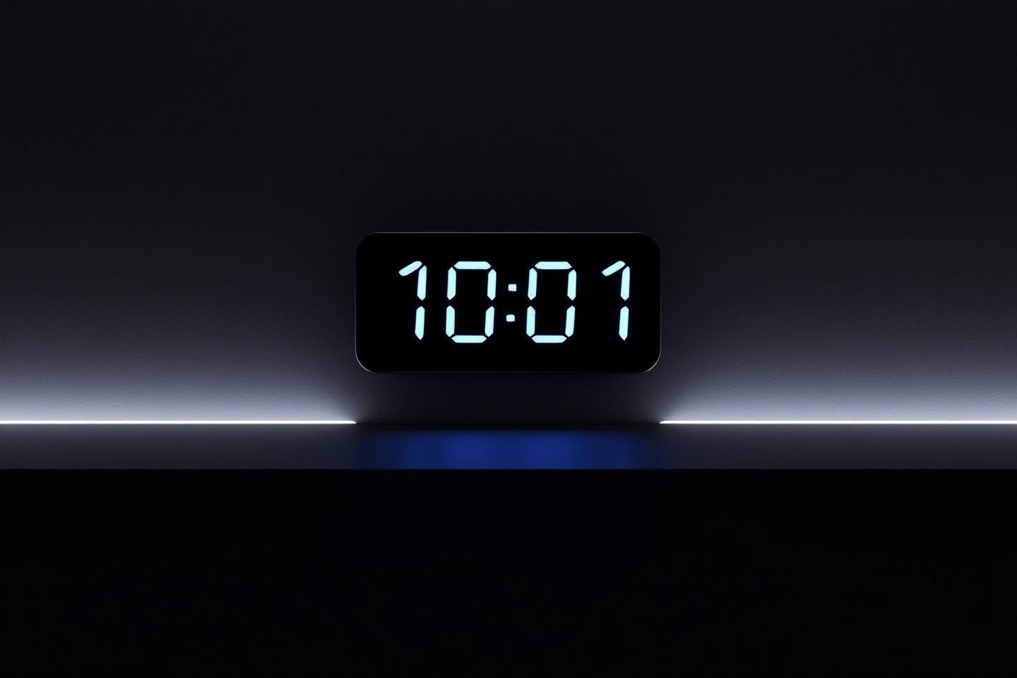 10H01 signification : message de l'heure miroir inversée