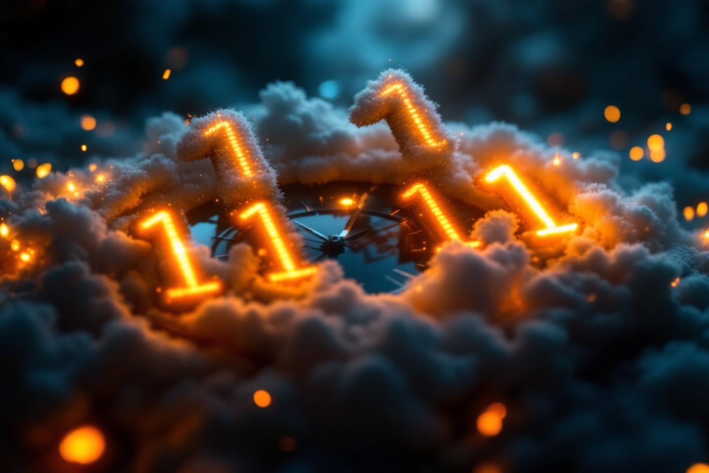 11H11 signification : heure miroir, message spirituel et amour