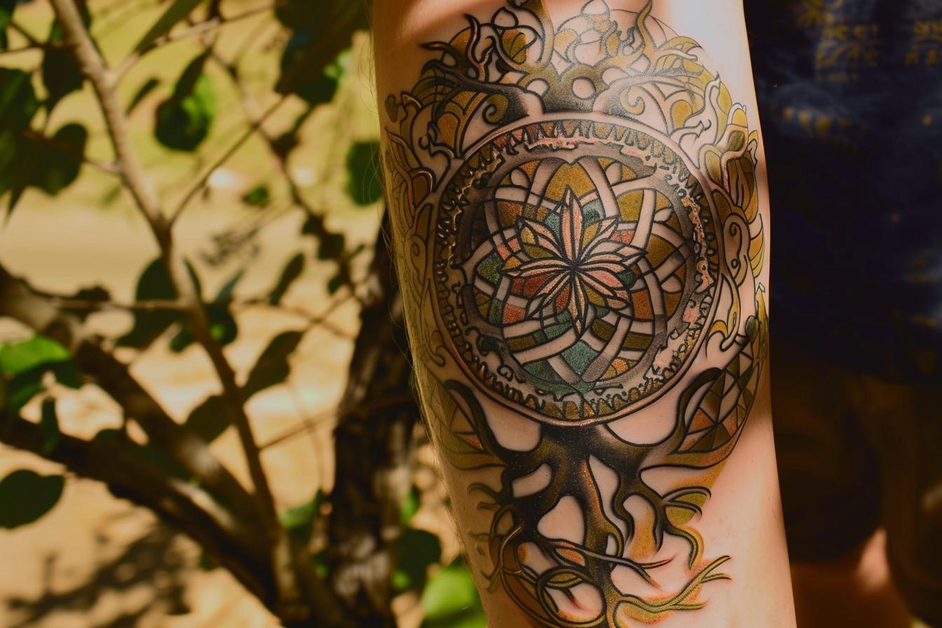 Guide complet sur le tatouage arbre de vie mandala : Significations et designs