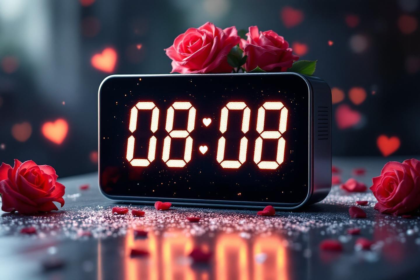 Heure miroir 08h08 : signification en amour et message secret