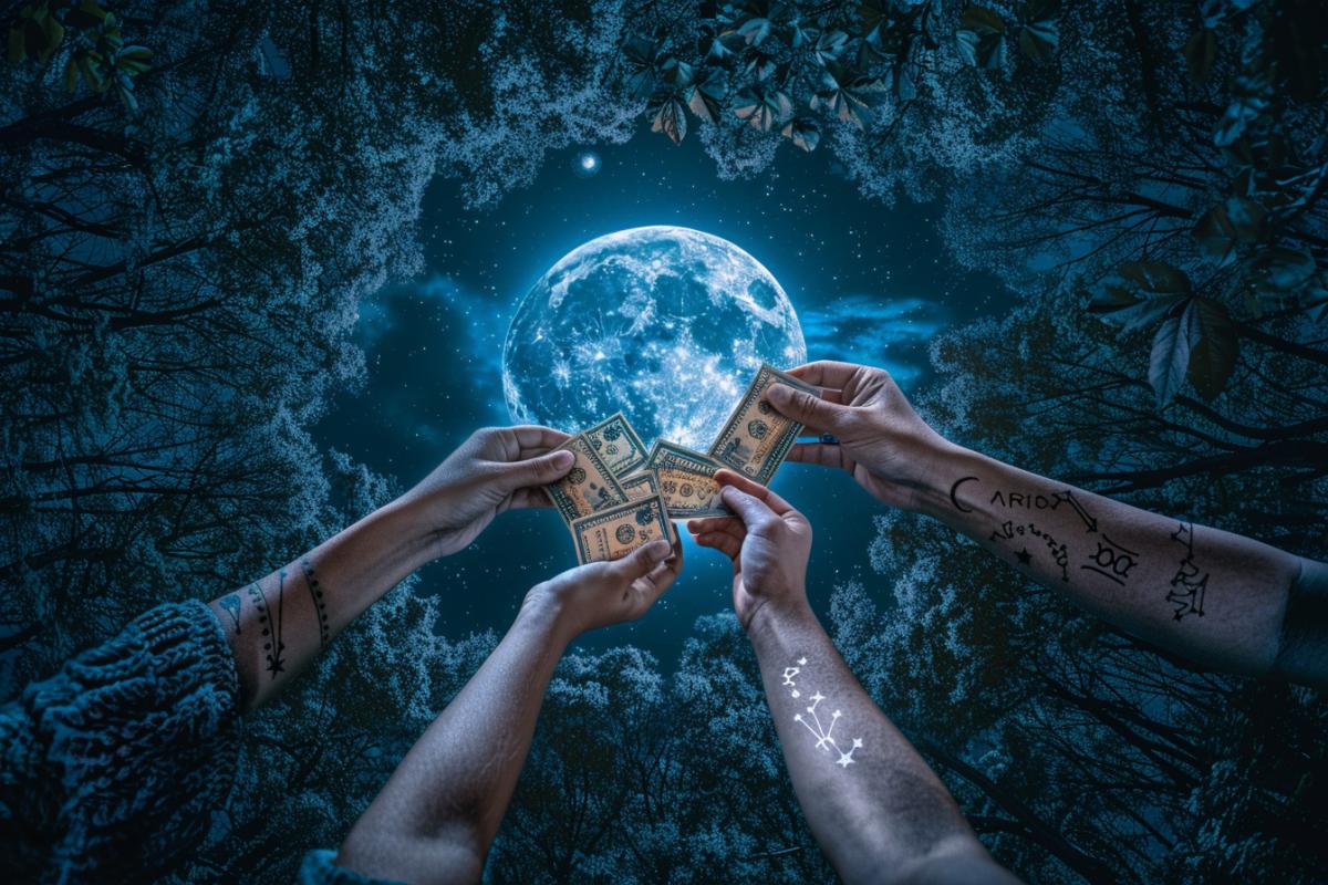 Pleine lune du 24 février : 4 signes zodiaques et leurs rentrées d'argent significatives