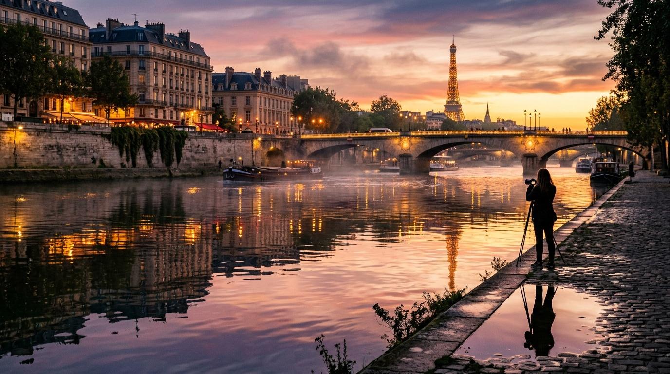 Reflets en Seine : guide pour photographier les plus beaux reflets sur le fleuve parisien