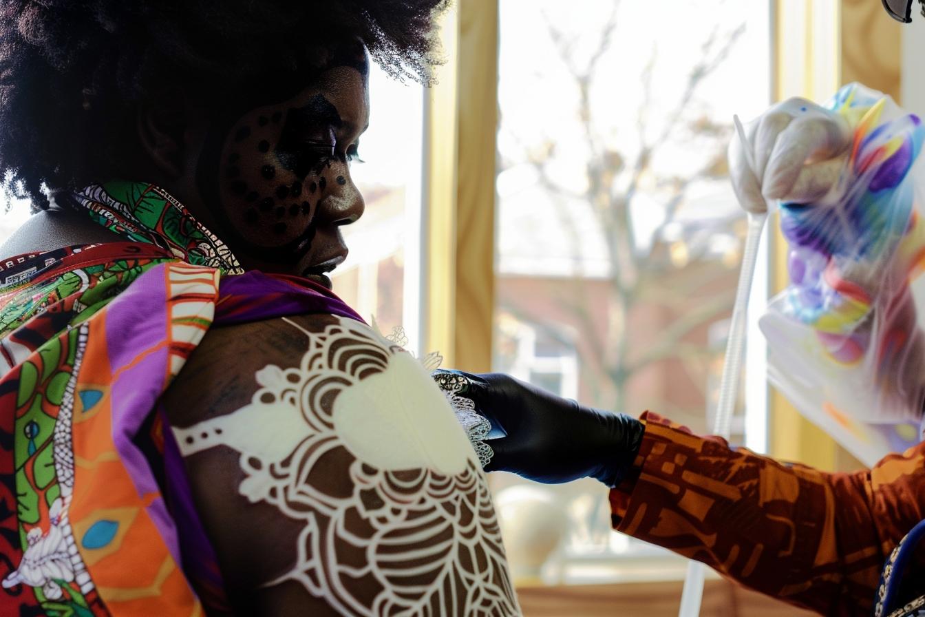 Tout sur l'encre blanche : réaliser un tatouage blanc sur peau noire